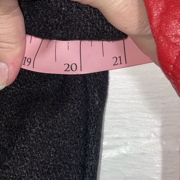 Vintage Varsity Letterman Jacket Red Leather Black Wool Body Unisex Small - Picture 7 of 9